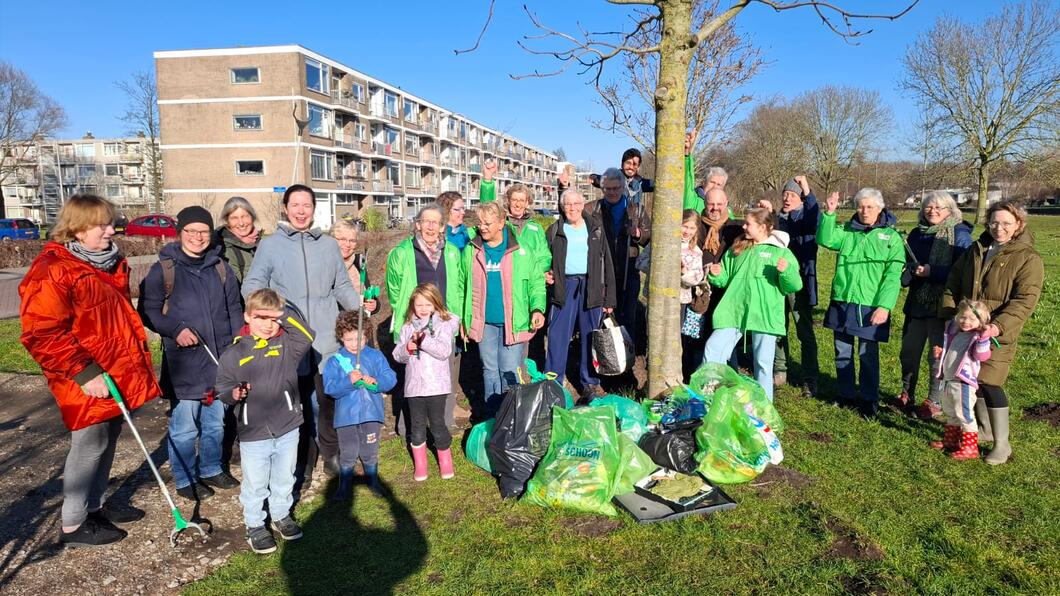Zwerfafval actie