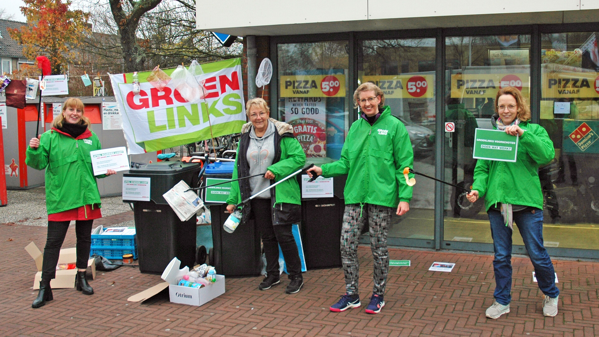 GroenLinks in actie