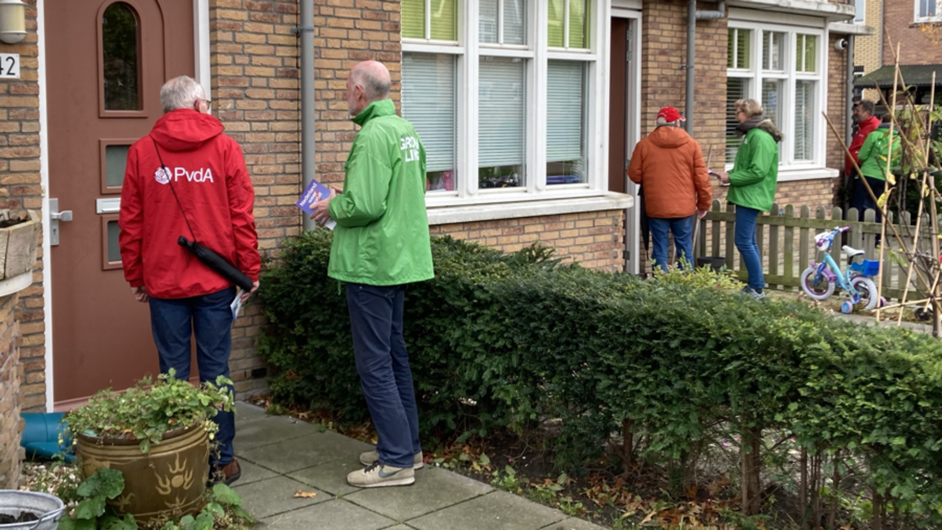 Canvassen in Krimwijk