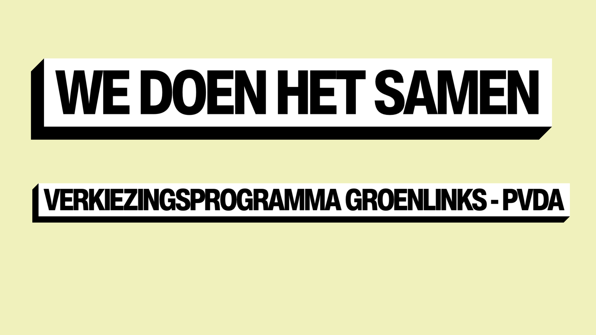 We doen het samen