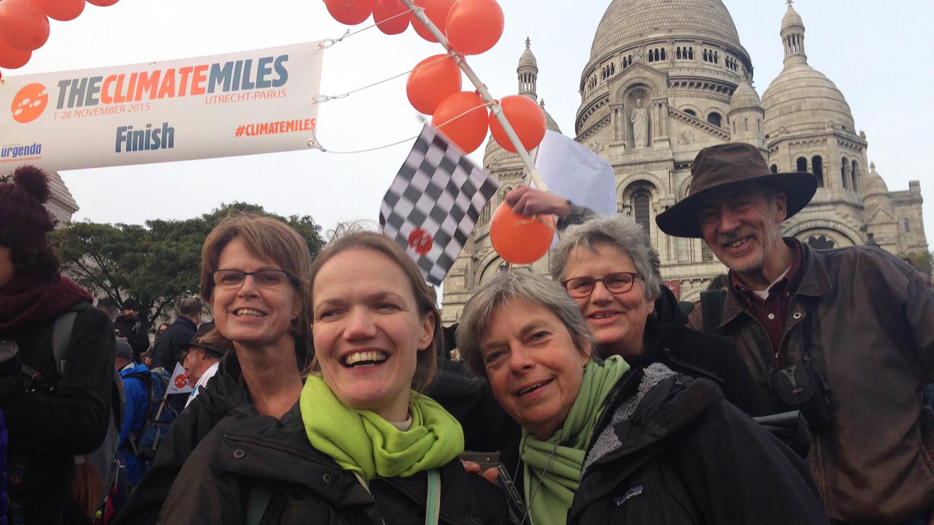Finish Climate Miles bij Sacre Coeur